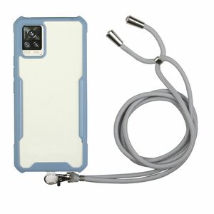 Handykette f�r Samsung Galaxy A72 5G - Smartphone Necklace H�lle mit Band - Schnur mit Case zum umh�ngen in Blau