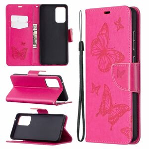 Samsung Galaxy A72 5G Handyh�lle Schutztasche Case Cover Schmetterling Pink