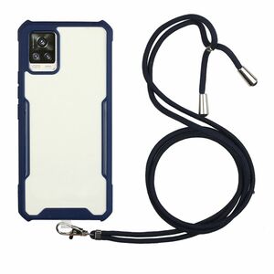 Handykette f�r Samsung Galaxy A52 4G / 5G - Smartphone Necklace H�lle mit Band - Schnur mit Case zum umh�ngen in Blau