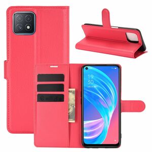 Oppo A72 / A73 Handyhlle Schutztasche Case Cover Klapptasche Rot