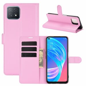 Oppo A72 / A73 Handyhlle Schutztasche Case Cover Klapptasche Rosa