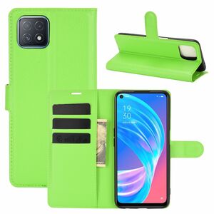 Oppo A72 / A73 Handyhlle Schutztasche Case Cover Klapptasche Grn