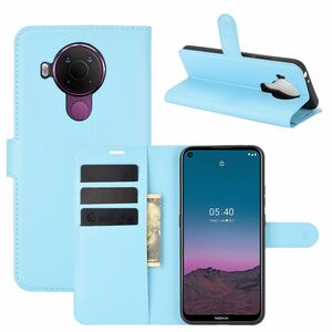 Nokia 5.4 Handyh�lle Schutztasche Case Cover Klapptasche Blau