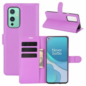 OnePlus 9 Handyhlle Schutztasche Case Cover Klapptasche Violett