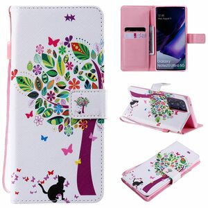 Handyh�lle f�r Samsung Galaxy Note 20 Ultra Schutztasche Wallet Cover 360 Case Etuis Mehrfarbig
