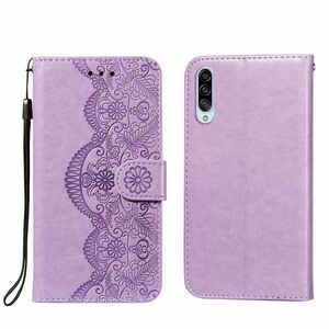 Handyhlle fr Samsung Galaxy A90 5G Schutztasche Wallet Cover 360 Case Etuis Violett