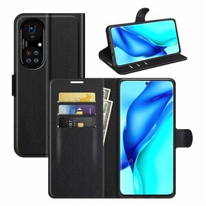 Handyh�lle f�r Huawei P50 Pro Schutztasche Wallet Cover 360 Case Etuis Schwarz