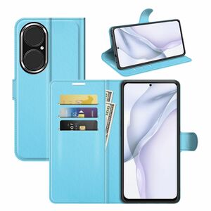 Handyh�lle f�r Huawei P50 Schutztasche Wallet Cover 360 Case Etuis Blau