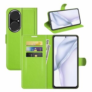 Handyh�lle f�r Huawei P50 Schutztasche Wallet Cover 360 Case Etuis Gr�n