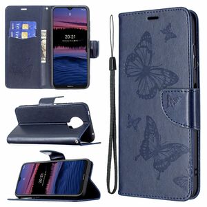 Handyhlle fr Nokia G20 Schutztasche Wallet Cover 360 Case Etuis Blau
