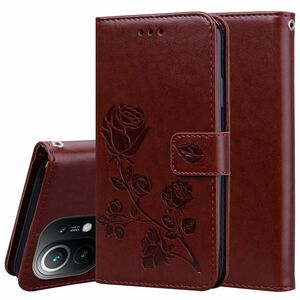 Handyh�lle f�r Xiaomi Mi 11 Lite Schutztasche Wallet Cover 360 Case Etuis Braun