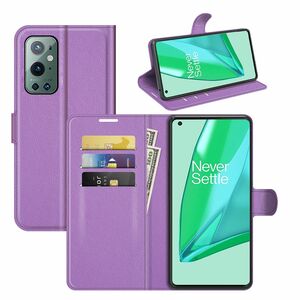 Handyhlle fr OnePlus 9 Pro Schutztasche Wallet Cover 360 Case Etuis Violett