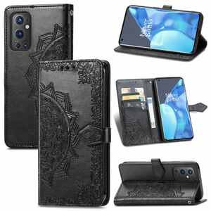 Handyh�lle f�r OnePlus 9 Pro Schutztasche Wallet Cover 360 Case Etuis Schwarz