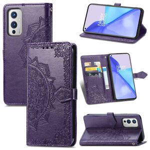 Handyh�lle f�r OnePlus 9 Schutztasche Wallet Cover 360 Case Etuis Violett