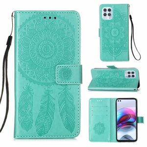 Handyh�lle f�r Motorola Moto G100 Schutztasche Wallet Cover 360 Case Etuis Gr�n
