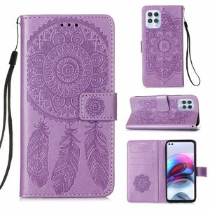 Handyh�lle f�r Motorola Moto G100 Schutztasche Wallet Cover 360 Case Etuis Violett