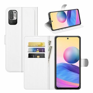 Handyh�lle f�r Xiaomi Redmi Note 10 5G Schutztasche Wallet Cover 360 Case Etuis Wei�