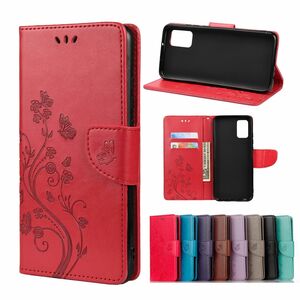 Handyh�lle f�r Xiaomi Redmi Note 10 5G Schutztasche Wallet Cover 360 Case Etuis Rot