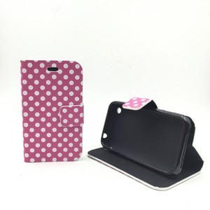 Schutzhlle Tasche (Flip Quer) fr Handy Apple iPhone 3 / 3G / 3GS Pink