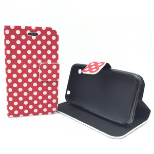 Schutzhlle Tasche (Flip Quer) fr Handy Apple iPhone 3 / 3G / 3GS Rot