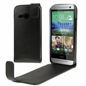 Schutzh�lle Flip Tasche f�r Handy HTC One Mini 2 Schwarz