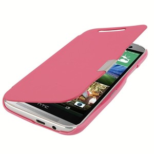 Handyh�lle Tasche f�r HTC One M8 / M8s pink geb�rstet