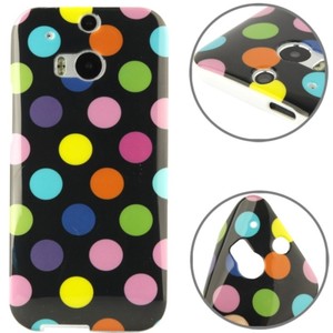 Schutzh�lle TPU Case f�r Handy HTC One M8 / M8s Schwarz / Bunt