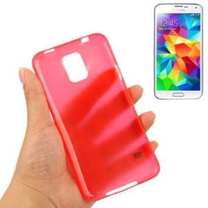 Schutzh�lle Case Ultra D�nn 0,3mm f�r Handy Samsung Galaxy S5 mini / G800 Rot