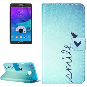 Handyh�lle Tasche f�r Handy Samsung Galaxy Note 5 Smile L�cheln