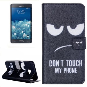  Handyhlle Tasche fr Case Handy Samsung Galaxy Note 5 Edge Dont Touch