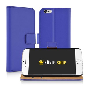 Schutzhlle Handytasche (Flip Quer) Wallet fr Handy Wiko Slide Dunkelblau