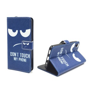 Dont Touch My Phone Handyhlle Huawei Y6 Klapphlle Wallet Case
