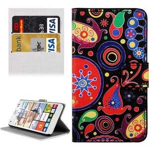 Handyhlle Tasche fr Handy Microsoft Lumia 850 Farbflash LSD