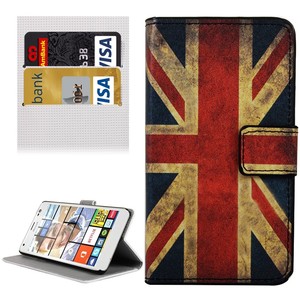 Handyhlle Tasche fr Handy Microsoft Lumia 850 Retro Fahne England / UK