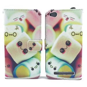 Handyh�lle Tasche f�r Handy Xiaomi Redmi 3 Schriftzug Marshmallows