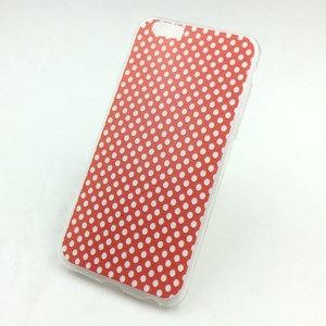  Handy H�lle f�r Apple iPhone SE Cover Case Schutz Tasche Motiv Slim Silikon TPU Polka Dot Rot