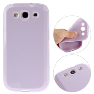 Schutzhlle TPU Case fr Handy Samsung I9300 Galaxy S3 lila/violett