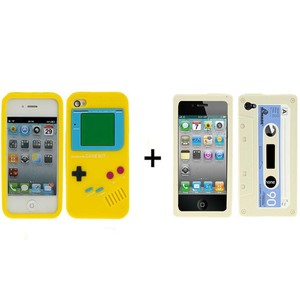 GameBoy Kassette Silikon Case fr Case Handy iPhone 4 4S