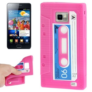 Schutzhlle Kassette fr Handy Samsung Galaxy S2 i9100 pink