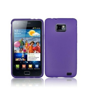 Schutzh�lle TPU Case f�r Handy Samsung I9100 Galaxy S2 Lila