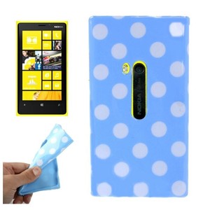 Schutzh�lle TPU Case H�lle f�r Handy Nokia Lumia 920 Hellblau / Wei�