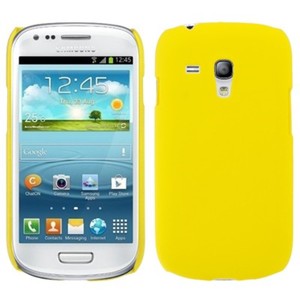Schutzh�lle Hard Case H�lle f�r Handy Samsung Galaxy S3 mini i8190 / i8195 / i8200 gelb