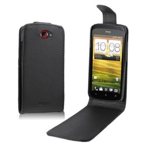 Schutzhlle Flip Tasche fr Handy HTC One S Z520e Black