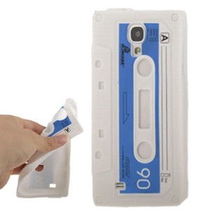 Silikon H�lle Kassette f�r Case Handy Samsung Galaxy S4 GT-I9500 / GT-I9505 / LTE+ GT-I9506 / Value Edition GT-I9515 weiss