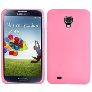 Schutzh�lle Silikon Case f�r Handy Samsung Galaxy S4 GT-I9500 / GT-I9505 / LTE+ GT-I9506 / Value Edition GT-I9515 rosa