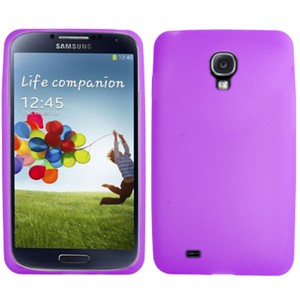 Schutzhlle Silikon Case fr Handy Samsung Galaxy S4 GT-I9500 / GT-I9505 / LTE+ GT-I9506 / Value Edition GT-I9515 lila