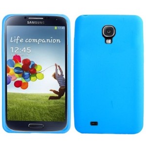 Schutzh�lle Silikon Case f�r Handy Samsung Galaxy S4 GT-I9500 / GT-I9505 / LTE+ GT-I9506 / Value Edition GT-I9515 blau