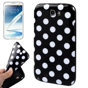 Schutzh�lle TPU Case f�r Handy Samsung Galaxy Note II N7100 Schwarz