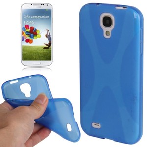 Schutzh�lle TPU Case f�r Handy Samsung Galaxy S4 GT-I9500 / GT-I9505 / LTE+ GT-I9506 / Value Edition GT-I9515 Blau