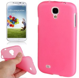 Schutzh�lle TPU Case f�r Handy Samsung Galaxy S4 GT-I9500 / GT-I9505 / LTE+ GT-I9506 / Value Edition GT-I9515 Transparent Rosa